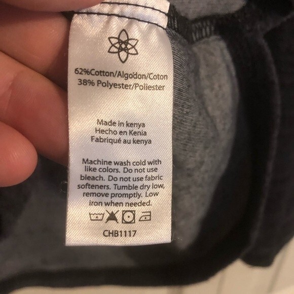 HARMONY BALANCE Medium Blue Funnel Neck Turtleneck Sweatshirt Blue Gray Pullover - Picture 4 of 7